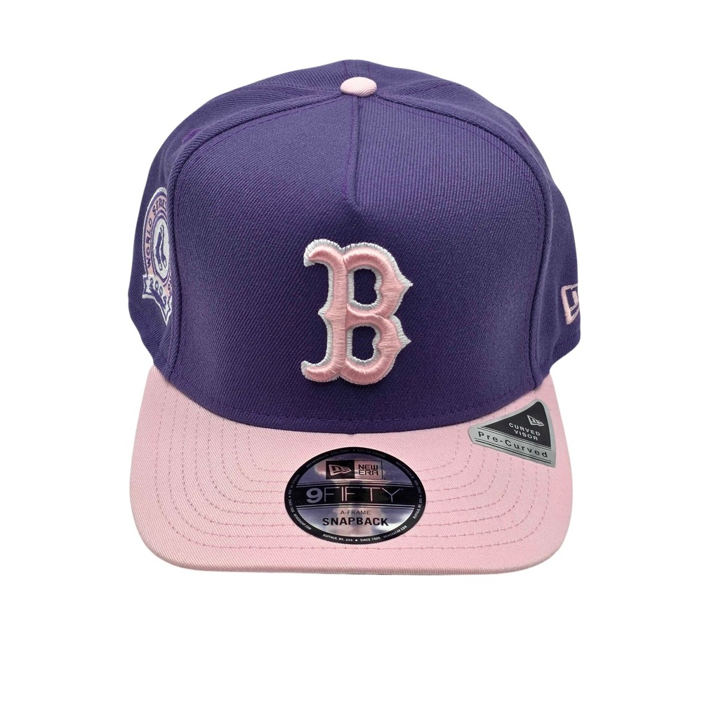 New Era 9FIFTY Red Sox 2004 World Series Champions Snapback Hat Cap Purple NWT